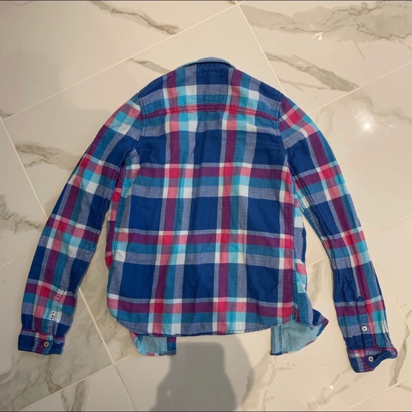 Hollister plaid button down - Picture 3 of 4